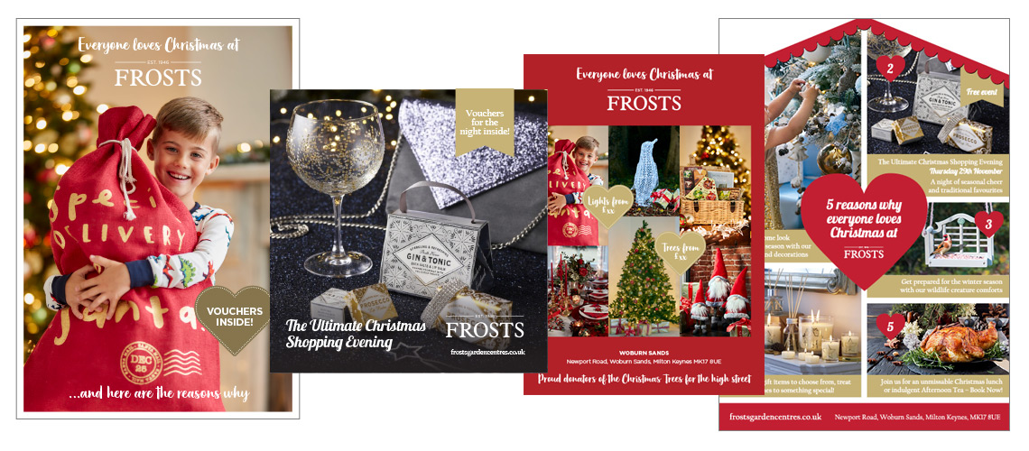 Christmas leaflet designs